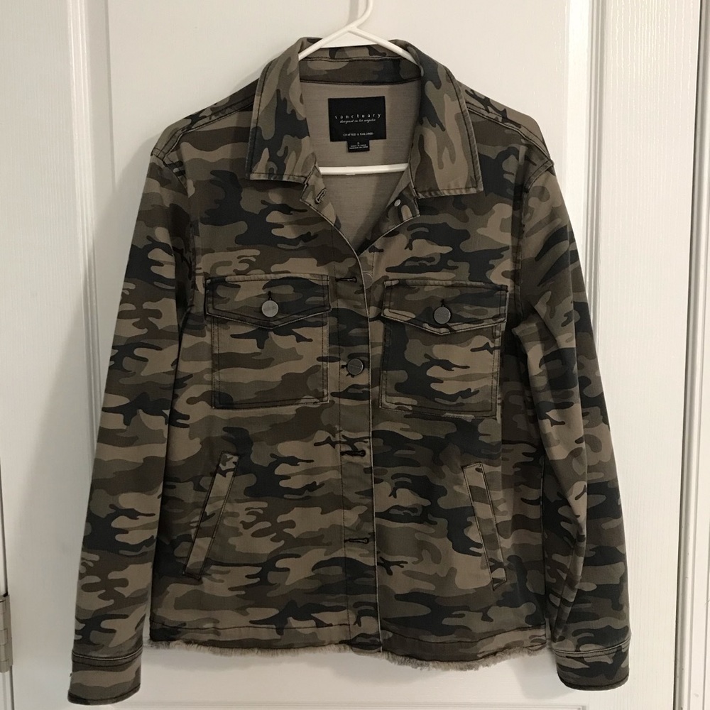 Sanctuary Camouflage Utility Jacket